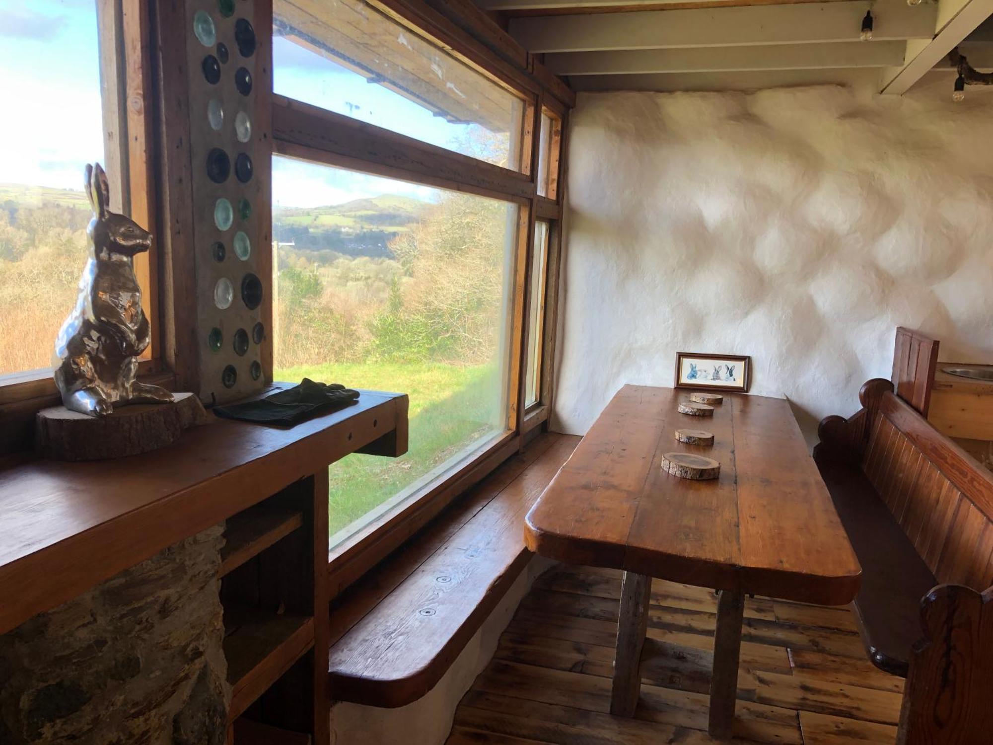 Rabbits 1Or 2 Bedroom Hobbit Style Hillset Earthen Dartmoor Eco Home South Brent Exteriör bild