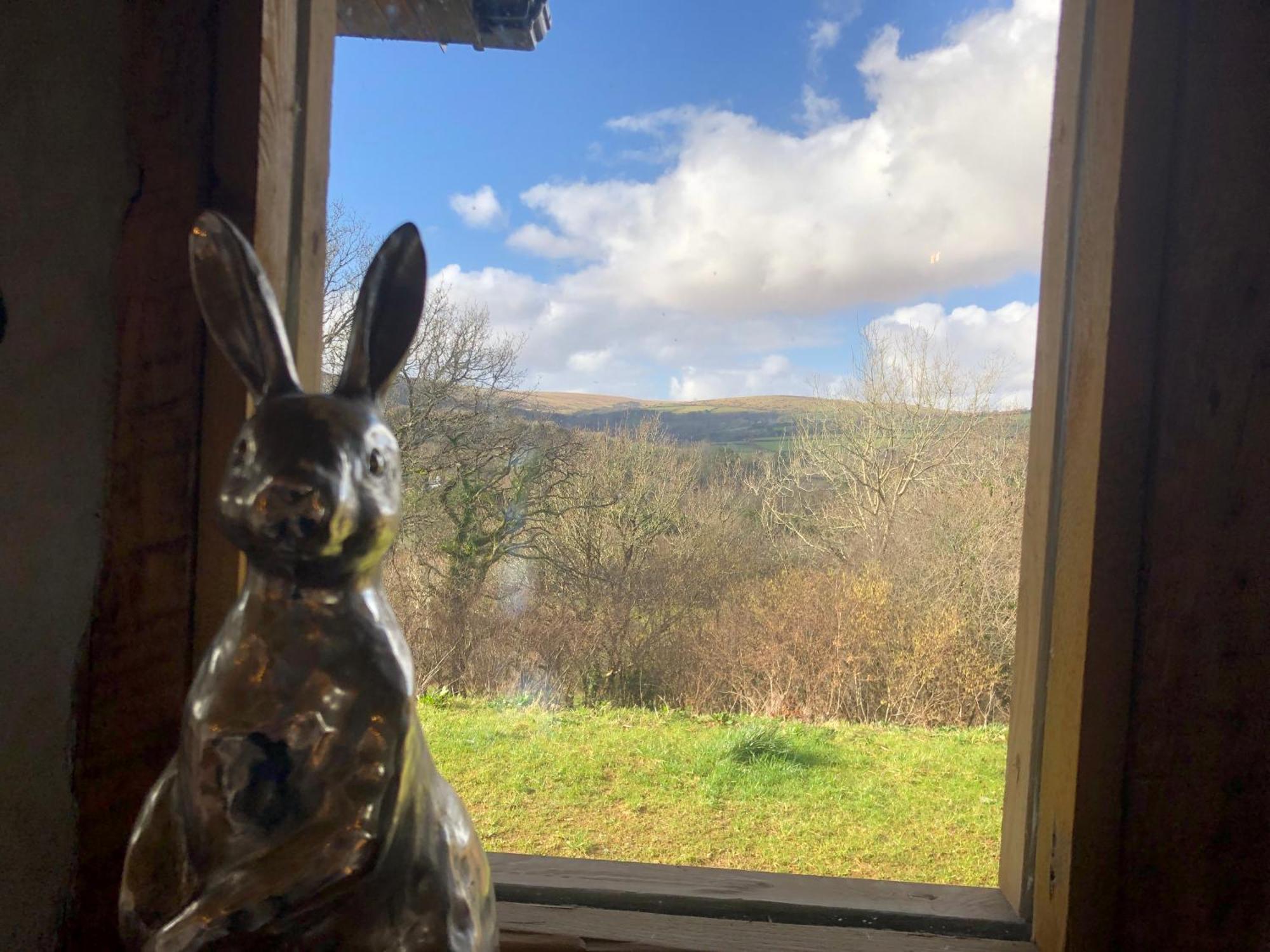 Rabbits 1Or 2 Bedroom Hobbit Style Hillset Earthen Dartmoor Eco Home South Brent Exteriör bild